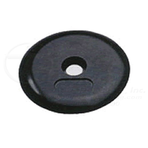 Black Steel Pro Style Dumbbell End Cap 0RPB000 Full Circle Padding   0RPB000Cap 