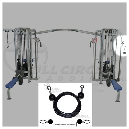 high low pulley cable machine